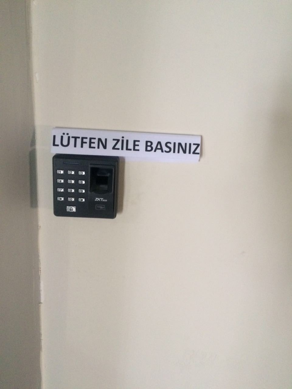 Propass X7 Standalone Parmak İzi Terminali Montaj Görüntüleri